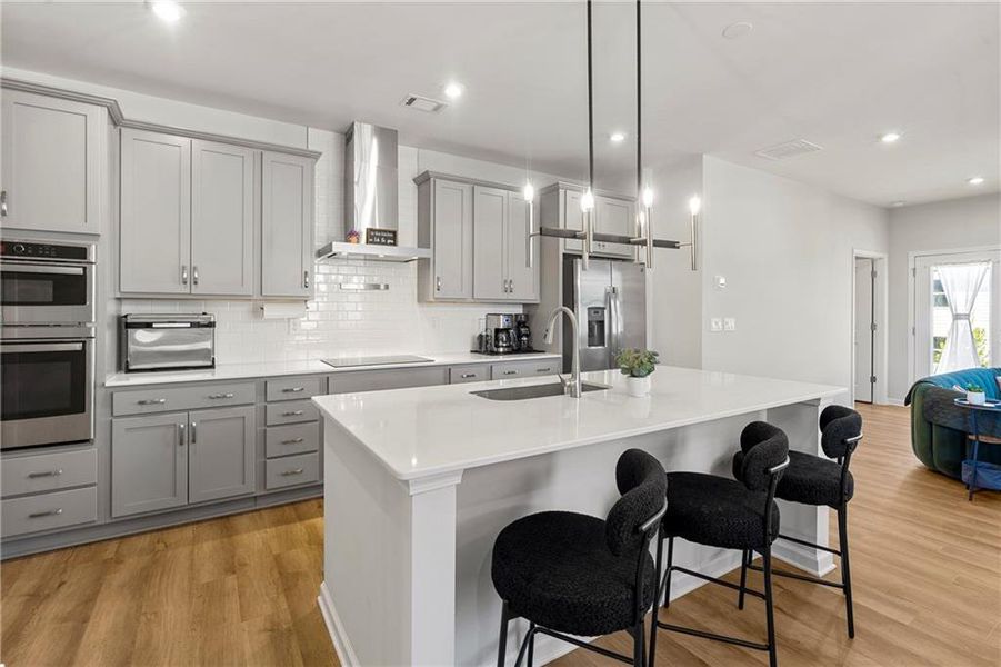 Furnished interior view inside a new home in Annsbury Park, Lilburn (Image 11).