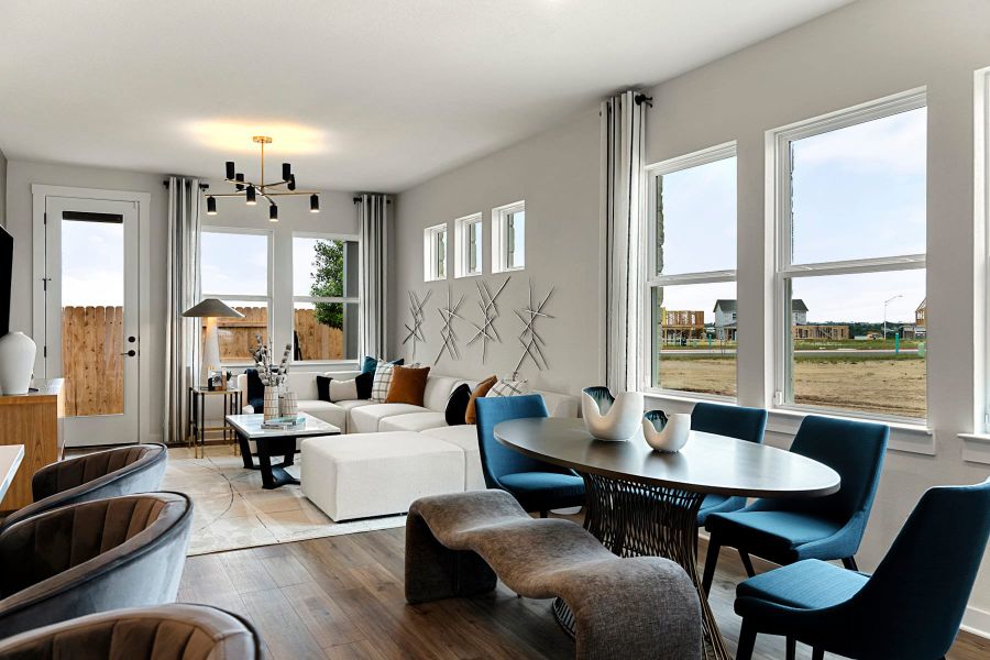 Furnished interior view inside a new home in Park Central, Georgetown (Image 11).