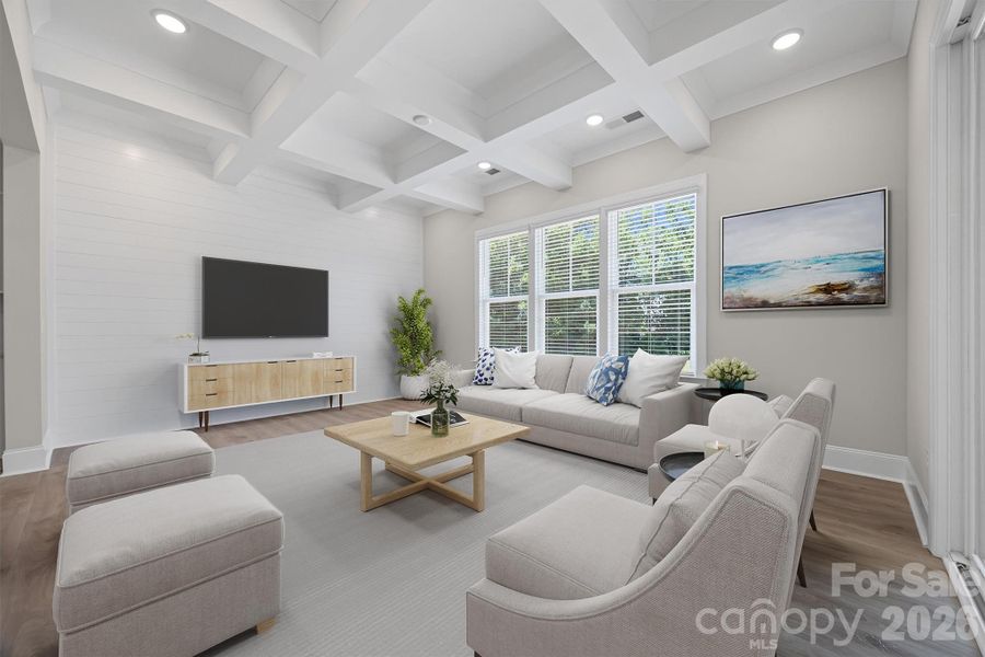 Furnished interior view inside a new home in , Gastonia (Image 28).