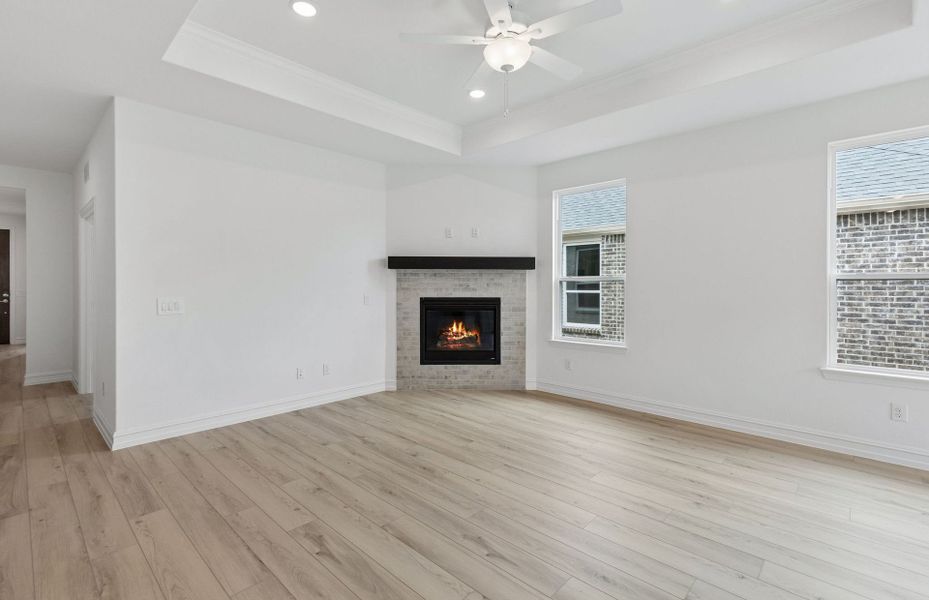 Spacious, unfurnished interior of a new home in Rosemary Fields, Godley (Image 13).