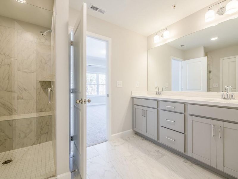 Furnished interior view inside a new home in Townes at South Main, Kennesaw (Image 3).