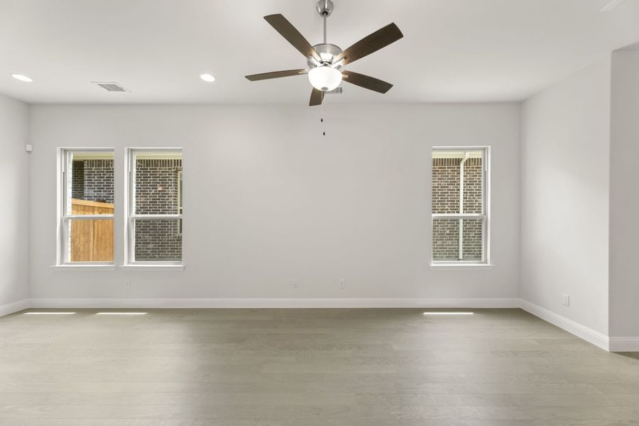 Representative unfurnished interior of a home built from the Barton by Windsor Homes in Villas at Long Branch, Rowlett (Image 14). Representative unfurnished interior of a home built from the Barton by Windsor Homes in Villas at Long Branch, Rowlett (Image 14).