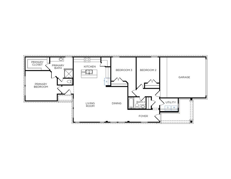 2D floor plan layout for the Shiner by Tricoast Homes in Sunterra 40, Katy, TX (Image 5). 2D floor plan layout for the Shiner by Tricoast Homes in Sunterra 40, Katy, TX (Image 5).