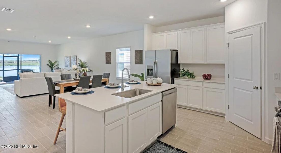 Furnished interior view inside a new home in Trailmark, St. Augustine (Image 14).