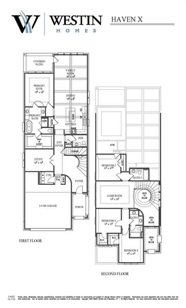 2D floor plan layout of this home in Austin Point, Richmond, TX (Image 4).