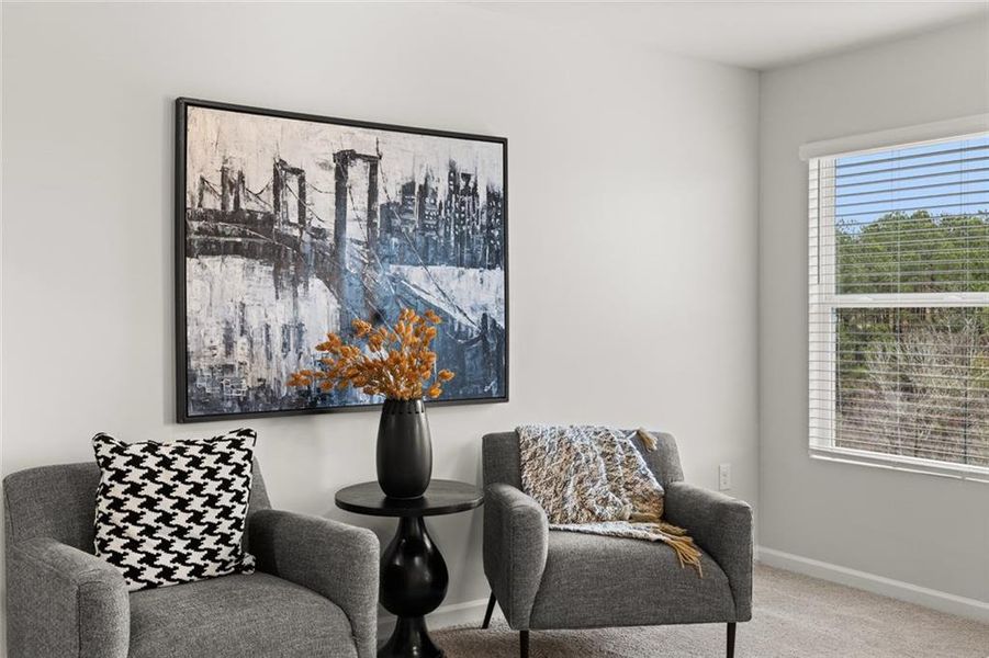 Furnished interior view inside a new home in Reeves Park, Stockbridge (Image 10). Furnished interior view inside a new home in Reeves Park, Stockbridge (Image 10).