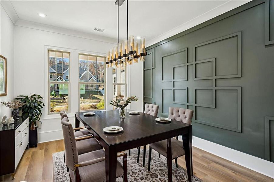 Furnished interior view inside a new home in , Gainesville (Image 30).