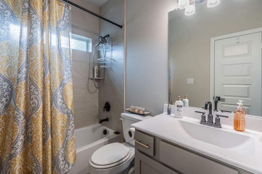 Furnished interior view inside a new home in , Houston (Image 15). Furnished interior view inside a new home in , Houston (Image 15).