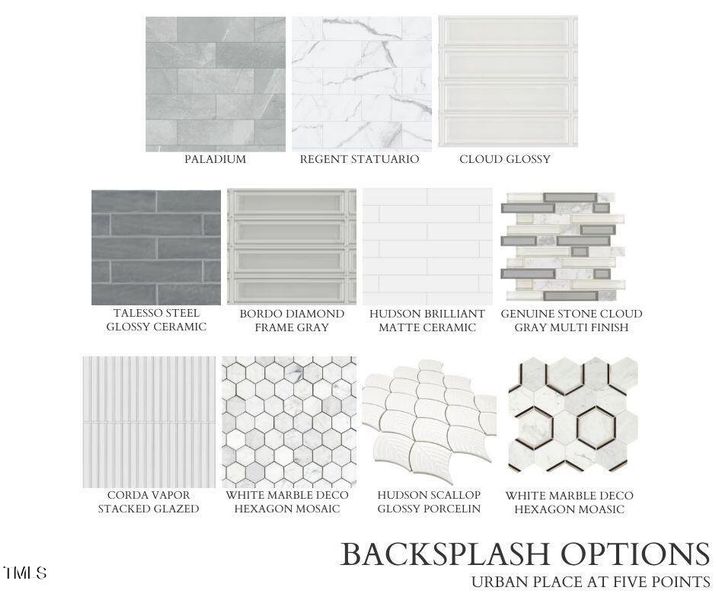 BACKSPLASH OPTIONS