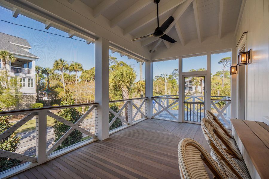Exterior details and patio area of a home in , Folly Beach (Image 56).