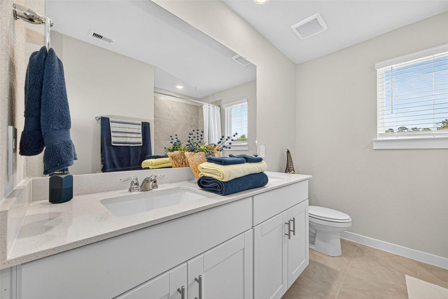 Furnished interior view inside a new home in Mavera, Conroe (Image 5). Furnished interior view inside a new home in Mavera, Conroe (Image 5).