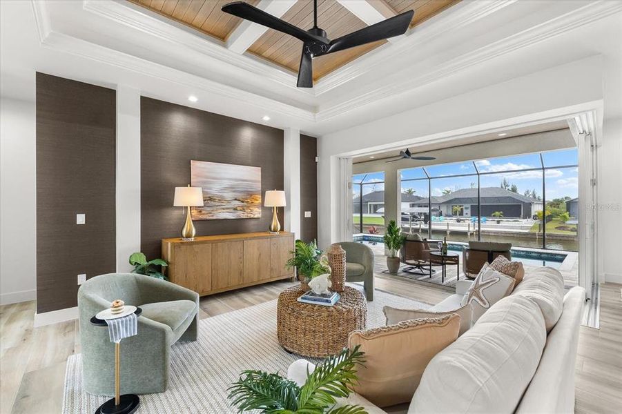 Furnished interior view inside a new home in , Port Charlotte (Image 13).