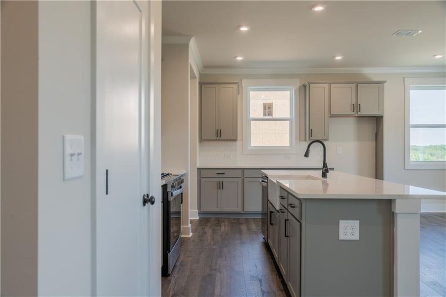Furnished interior view inside a new home in Cambridge at Steels Bridge, Canton (Image 16).