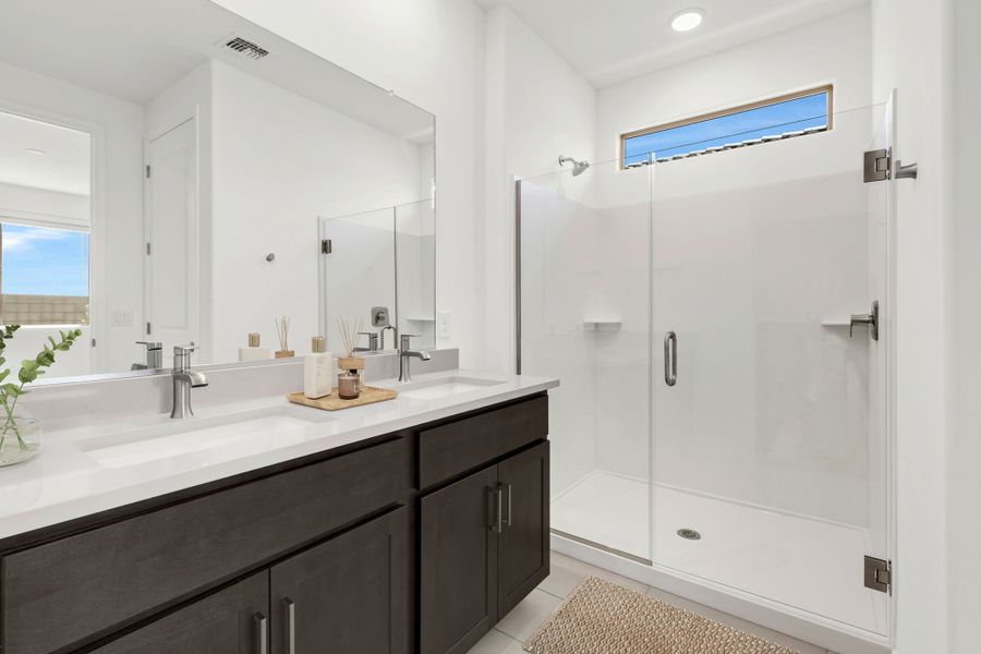 Furnished interior view inside a new home in Blackhawk, Tucson (Image 8). Furnished interior view inside a new home in Blackhawk, Tucson (Image 8).