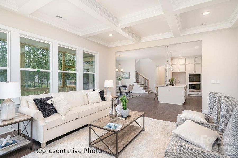 Furnished interior view inside a new home in , Cornelius (Image 4).