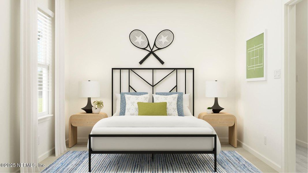 Furnished interior view inside a new home in Silver Falls Single Family at SilverLeaf: Silver Falls 40s at SilverLeaf, St. Augustine (Image 9).