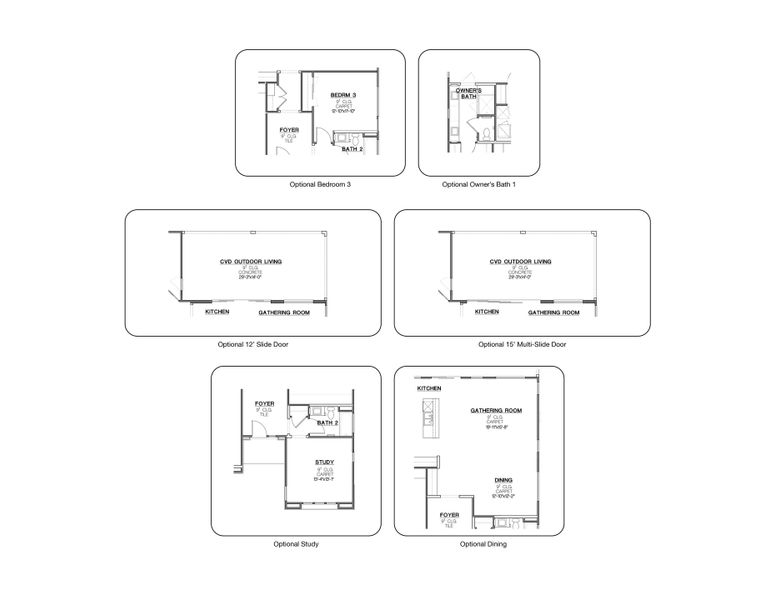 2D floor plan layout of this home in Meridian, Queen Creek, AZ (Image 4).
