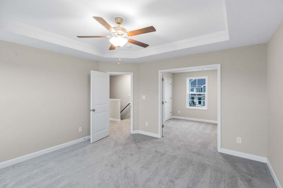 Representative unfurnished interior of a home built from the Aberdeen by Caviness & Cates Communities in Bartlett Manor, Youngsville (Image 166).