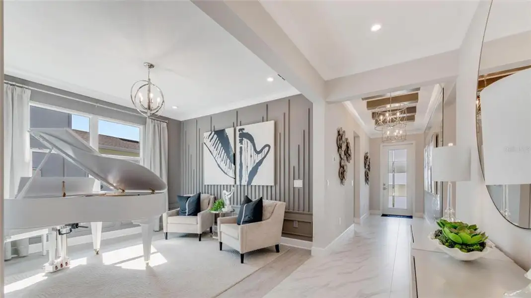 Furnished interior view inside a new home in Cresswind DeLand, Deland (Image 10). Furnished interior view inside a new home in Cresswind DeLand, Deland (Image 10).