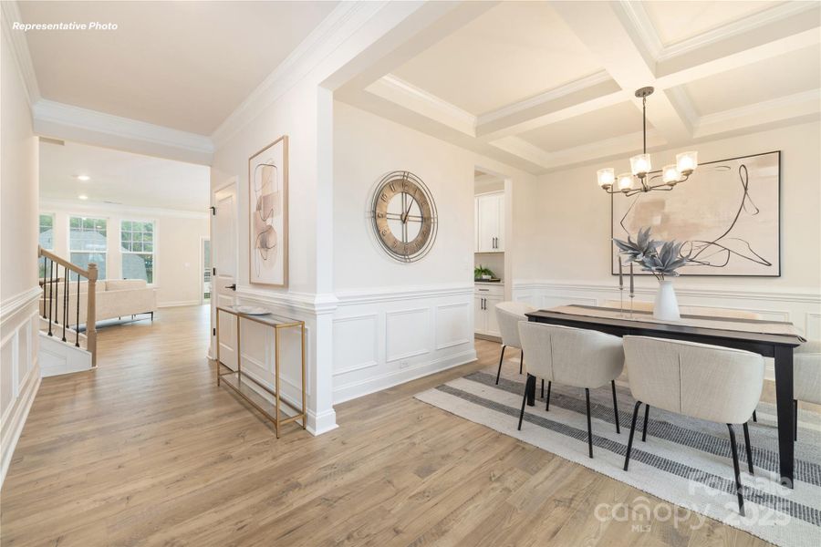 Furnished interior view inside a new home in Oak Grove Hill, Huntersville (Image 8).