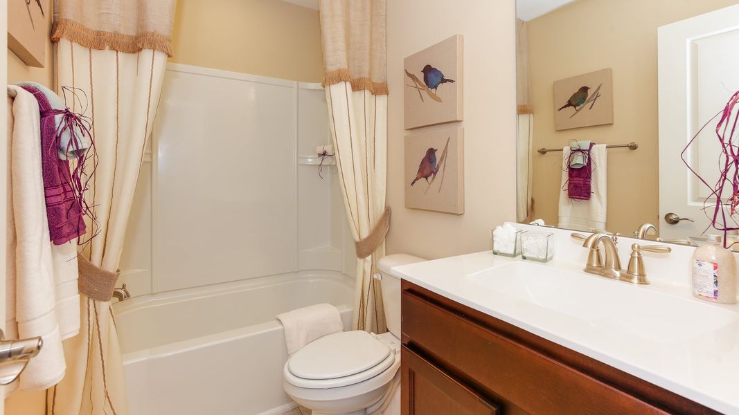 Representative furnished interior of a home built from the The Shorebreak by Chesapeake Homes in Bridgewater - Shorehaven Village, Little River (Image 26).