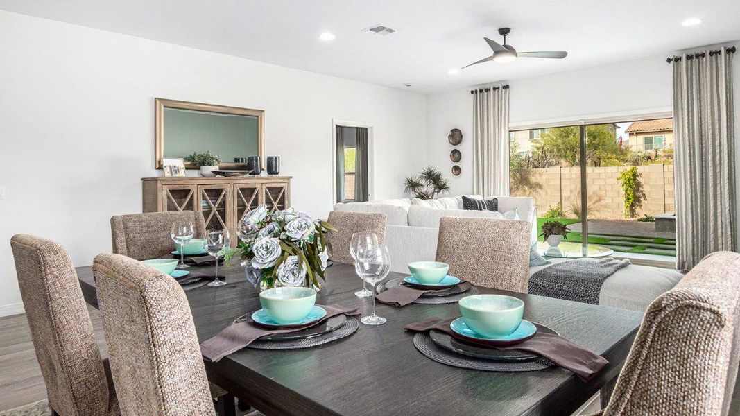 Furnished interior view inside a new home in Barnett Village, Marana (Image 15).