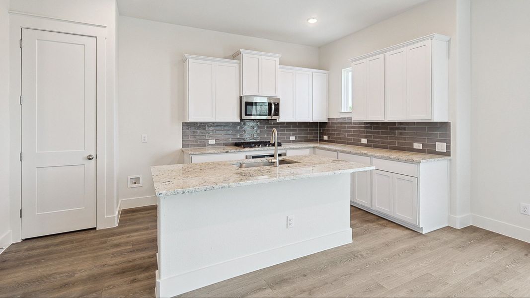 Representative furnished interior of a home built from the Reese by DRB Homes in Collin Creek, Plano (Image 13).