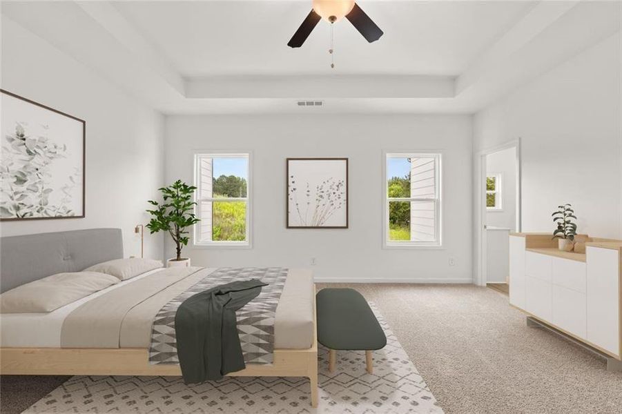 Furnished interior view inside a new home in , Loganville (Image 12). Furnished interior view inside a new home in , Loganville (Image 12).