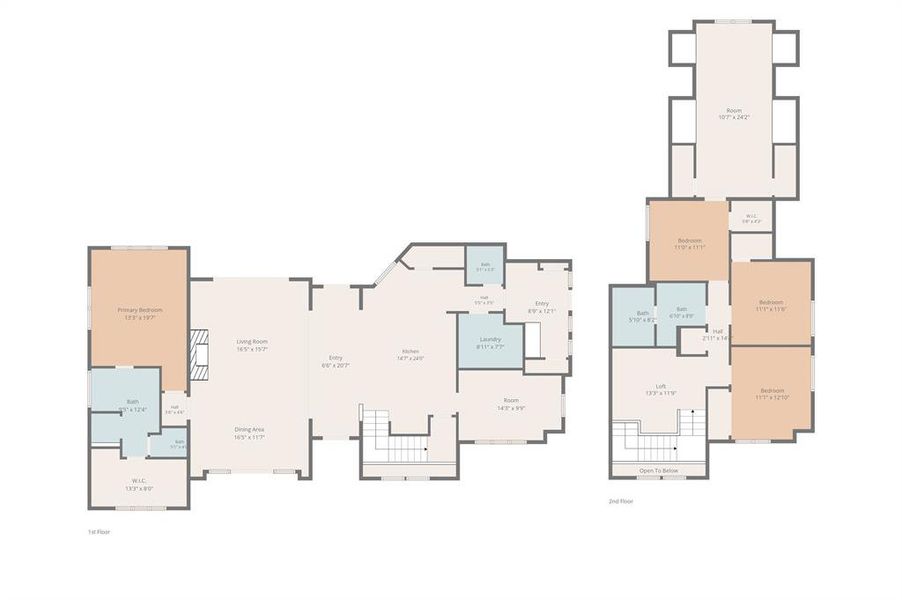 2D floor plan layout of this home in , Kemp, TX (Image 5). 2D floor plan layout of this home in , Kemp, TX (Image 5).