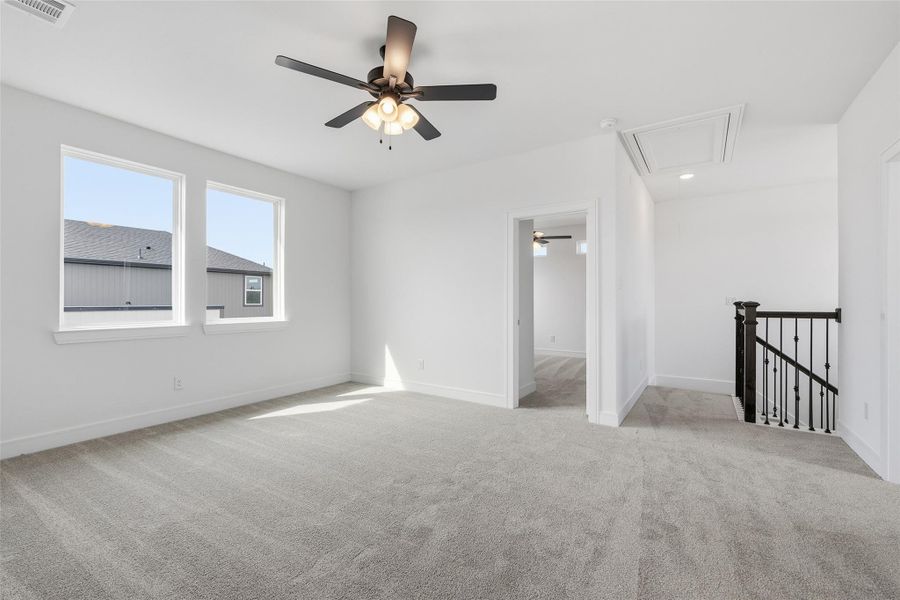 Spacious, unfurnished interior of a new home in Bridgeland Central, Cypress (Image 30).
