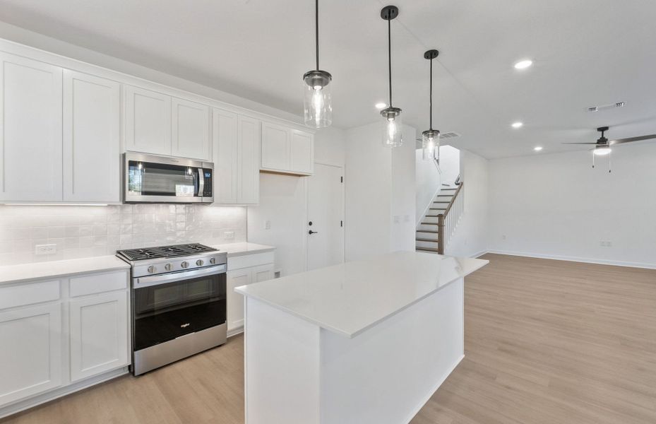 Furnished interior view inside a new home in Woodside, Georgetown (Image 14).