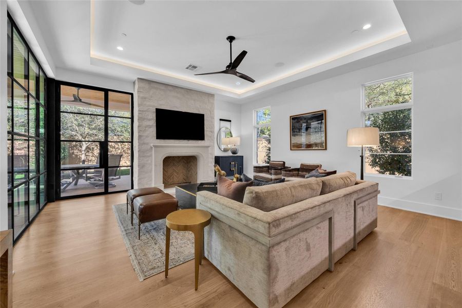 Furnished interior view inside a new home in , Austin (Image 18). Furnished interior view inside a new home in , Austin (Image 18).