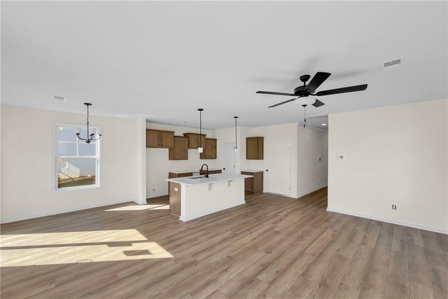 Spacious, unfurnished interior of a new home in Brownstone Park, Easley (Image 13).