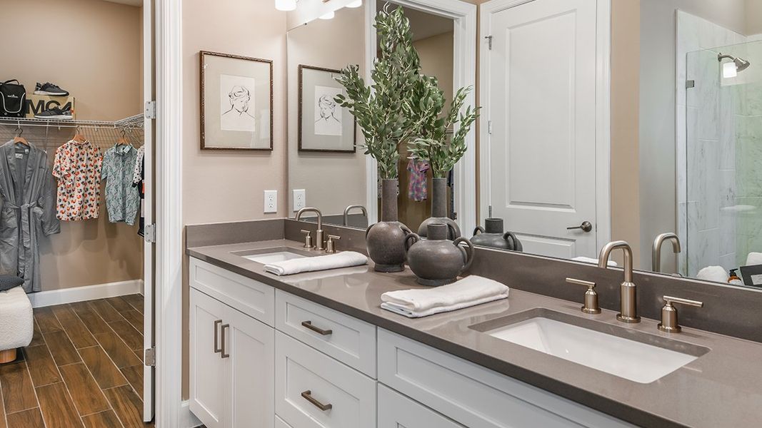 Representative furnished interior of a home built from the Lazio by Taylor Morrison in Esplanade at Center Lake Ranch, St. Cloud (Image 15).