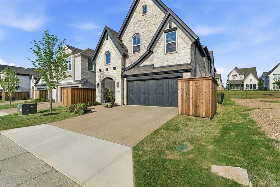 Front exterior of a new home in , Corinth, TX, highlighting curb appeal (Image 23).