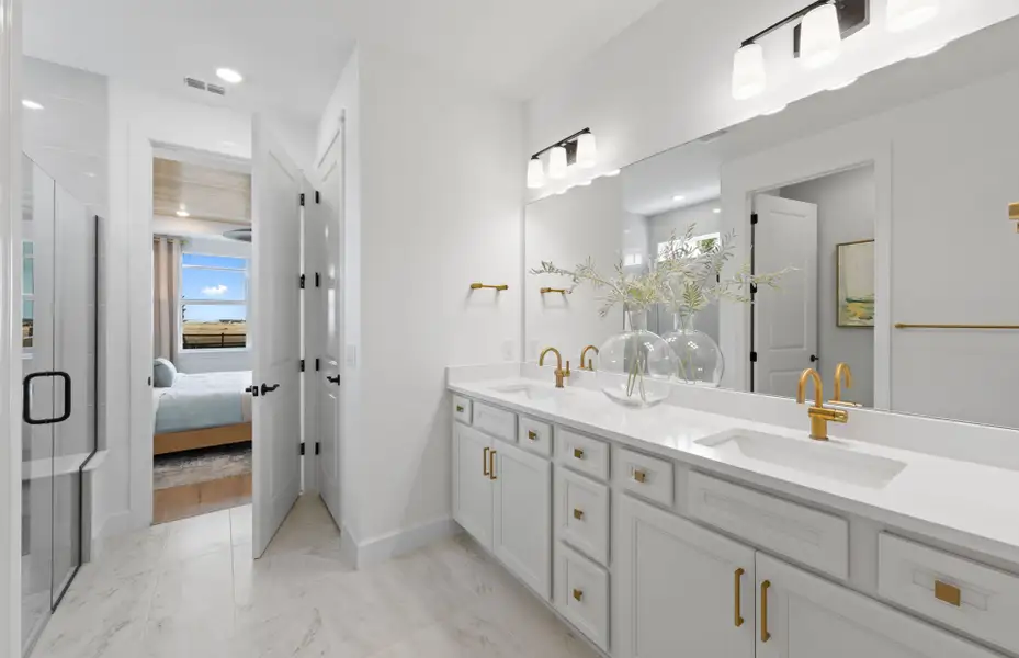 Furnished interior view inside a new home in SeaFlower, Bradenton (Image 7).