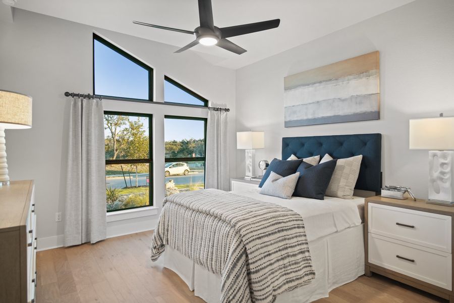 Furnished interior view inside a new home in Provence 50', Austin (Image 5).