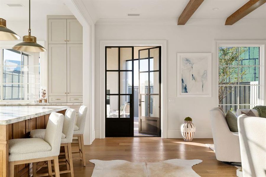 Furnished interior view inside a new home in , Frisco (Image 9).