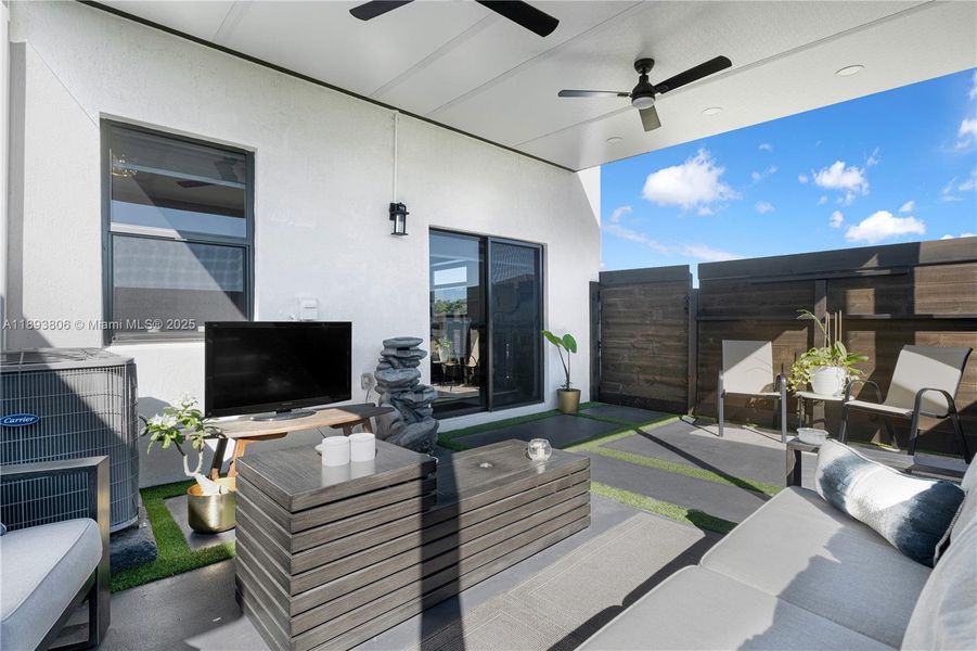 Furnished interior view inside a new home in , Miami (Image 20).