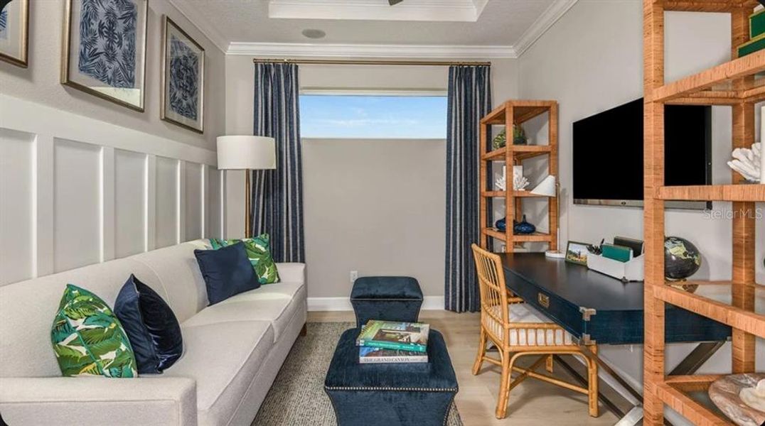 Furnished interior view inside a new home in Esplanade at Azario Lakewood Ranch, Bradenton (Image 18).