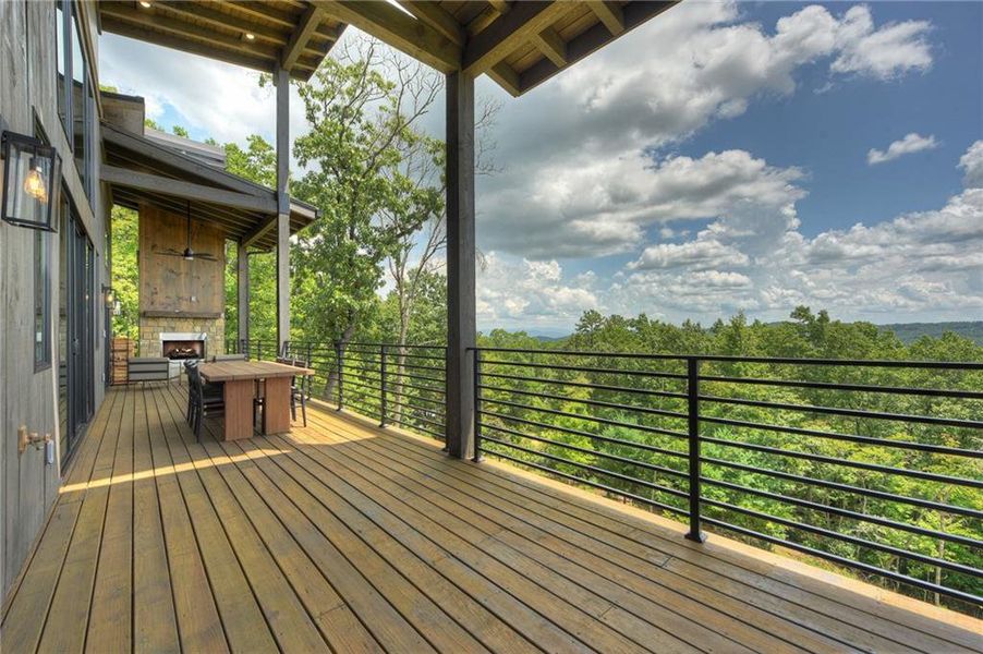 Exterior details and patio area of a home in , Morganton (Image 28).