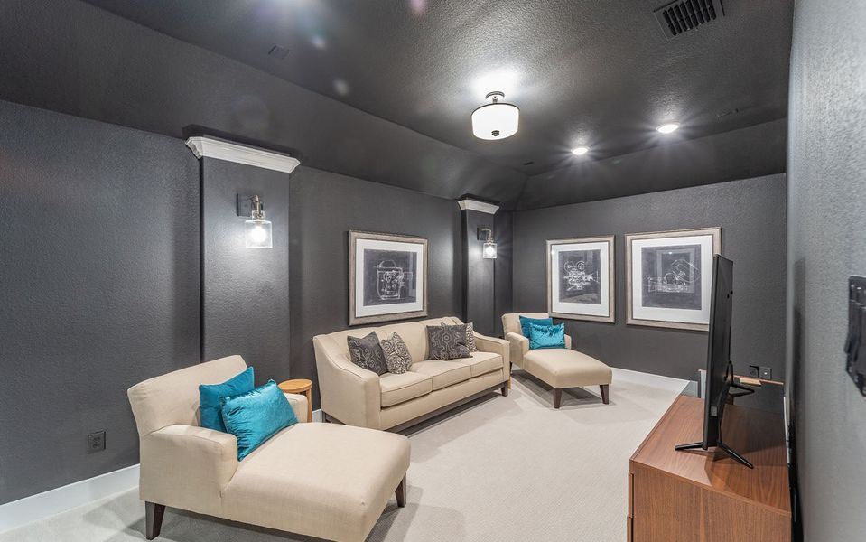 Representative furnished interior of a home built from the Dakota by CastleRock Communities in Hughes Landing, Dickinson (Image 38).