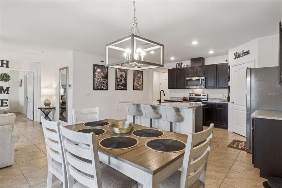 Furnished interior view inside a new home in Wind Meadows South, Bartow (Image 11).