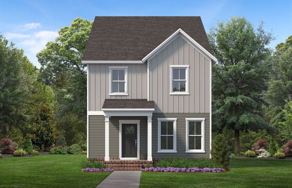 Representative exterior photo of a completed home built from the Sedona by Pulte Homes in Mailman Post, Knightdale, NC (Image 20).