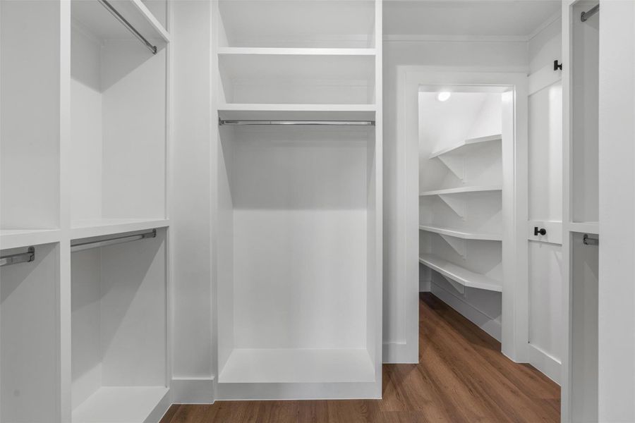 Spacious Walk-in Closet