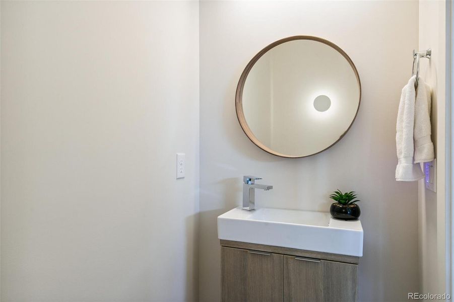 Main floor powder room