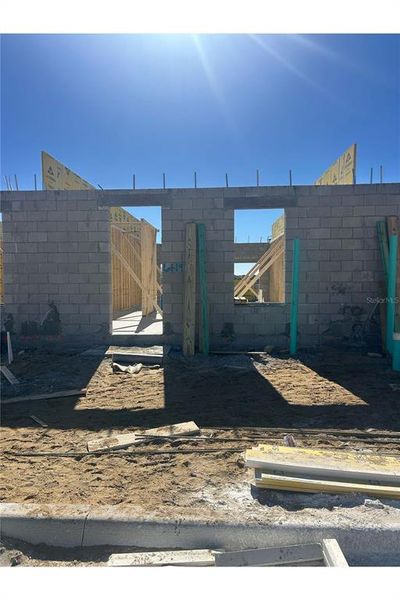 In-progress construction of a new home in Parkview at Hamlin, Winter Garden, FL (Image 53).