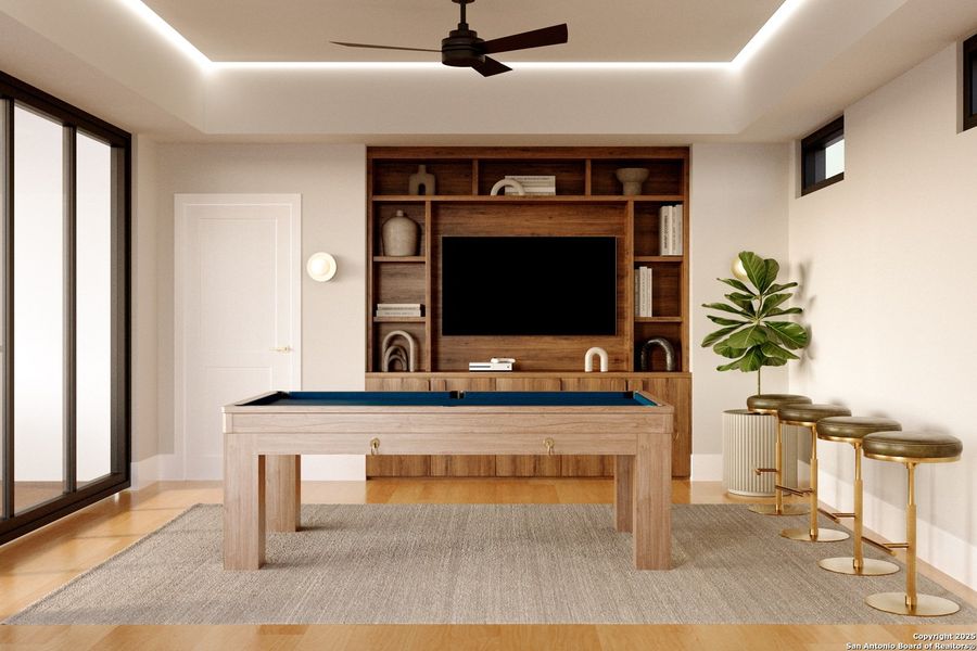 Furnished interior view inside a new home in , San Antonio (Image 7). Furnished interior view inside a new home in , San Antonio (Image 7).