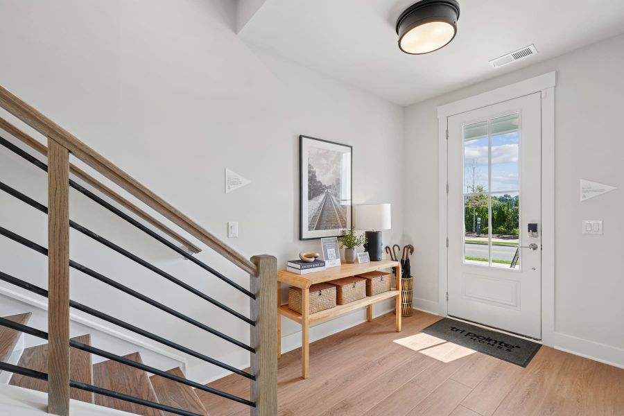 Representative furnished interior of a home built from the Ryder by Tri Pointe Homes in Twinleaf Townes, Chapel Hill (Image 22).