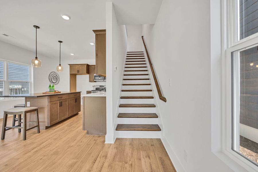 Representative furnished interior of a home built from the Fontaine by Parkside Builders in The Parks of Mill Town, Chattanooga (Image 14).